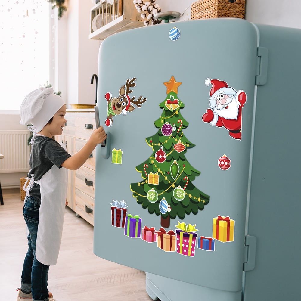 🎄✨ Christmas Themed Magnetic Stickers