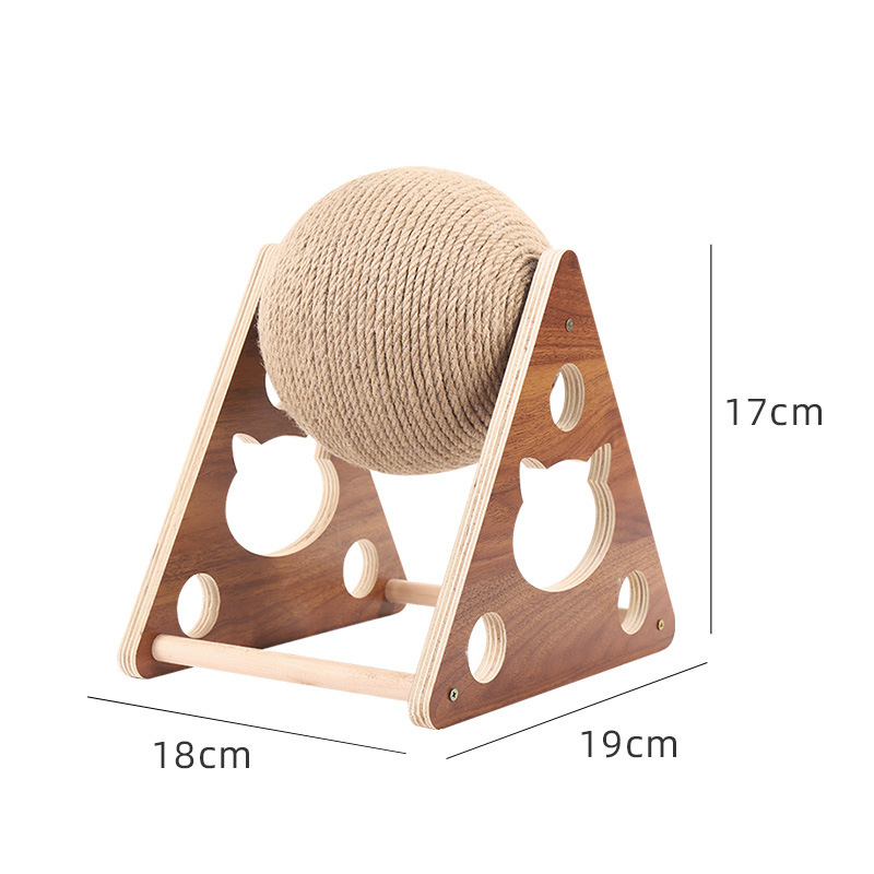 Cat Scratching Board Cat Toys Wooden Scratching Post