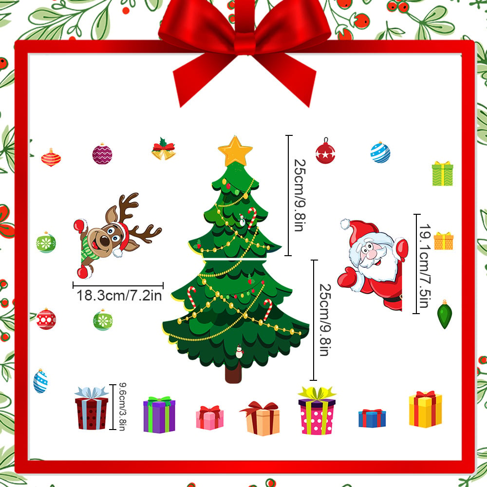 🎄✨ Christmas Themed Magnetic Stickers