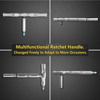 🔥24 in 1 DlY Screwdriver Set Magnetic Compact and Portable Ratchet Screwdriver