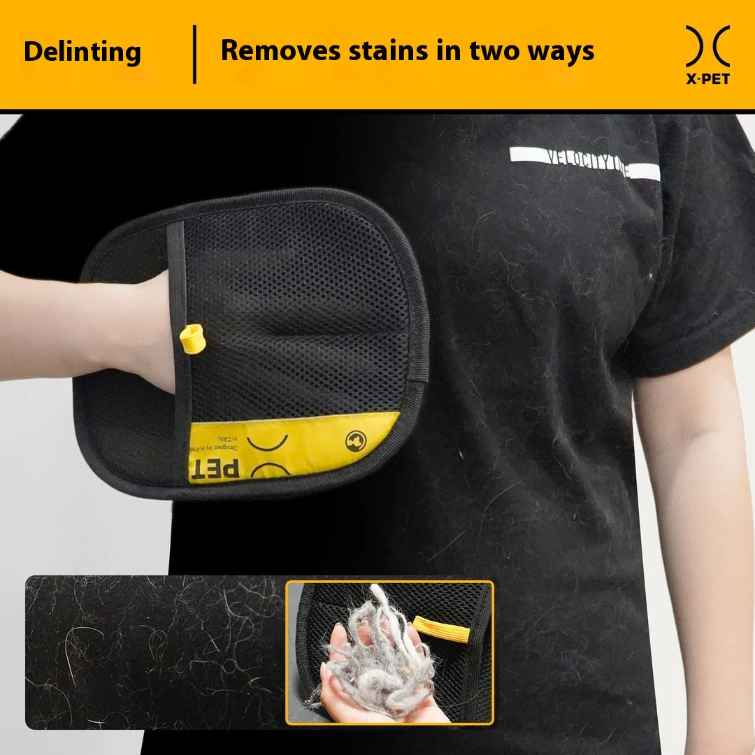 FurMingle Double-sided Cat Grooming Gloves