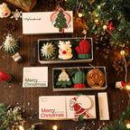 🕯️Cute Festive Scented Candles | Handmade Christmas Gift Set - Aromatherapy & Perfect Holiday Decor