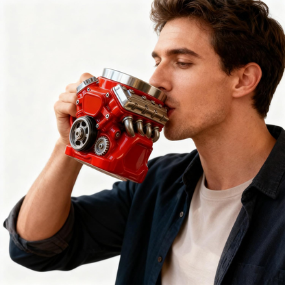 ⚡Ultimate V8 Engine Stainless Steel 3D Mug & A Gearhead's Dream✨