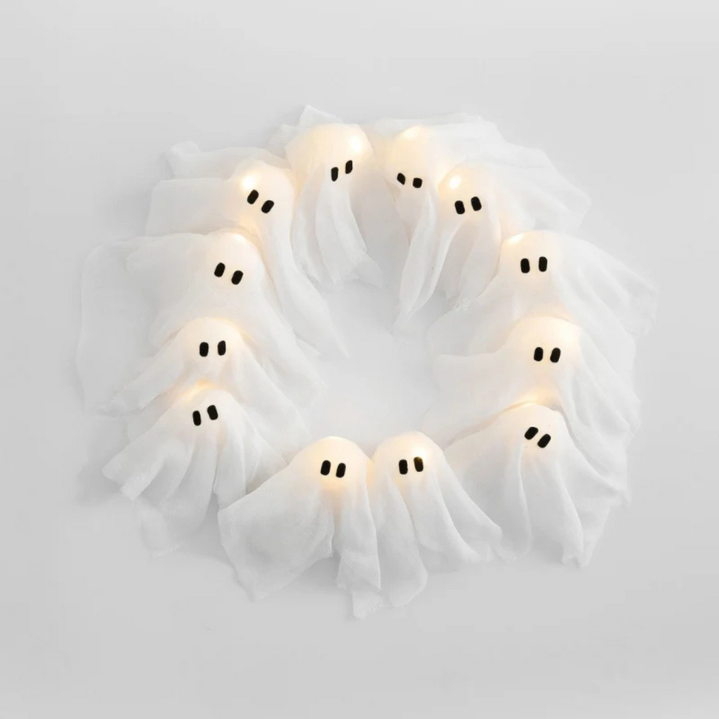 Halloween Ghost Wreath