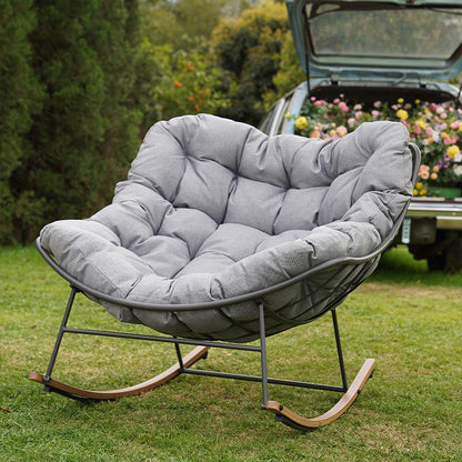 Outdoor Rocking Chair with Cushion