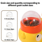 Interactive Duck-Themed Slow Feeder Toy for Cats