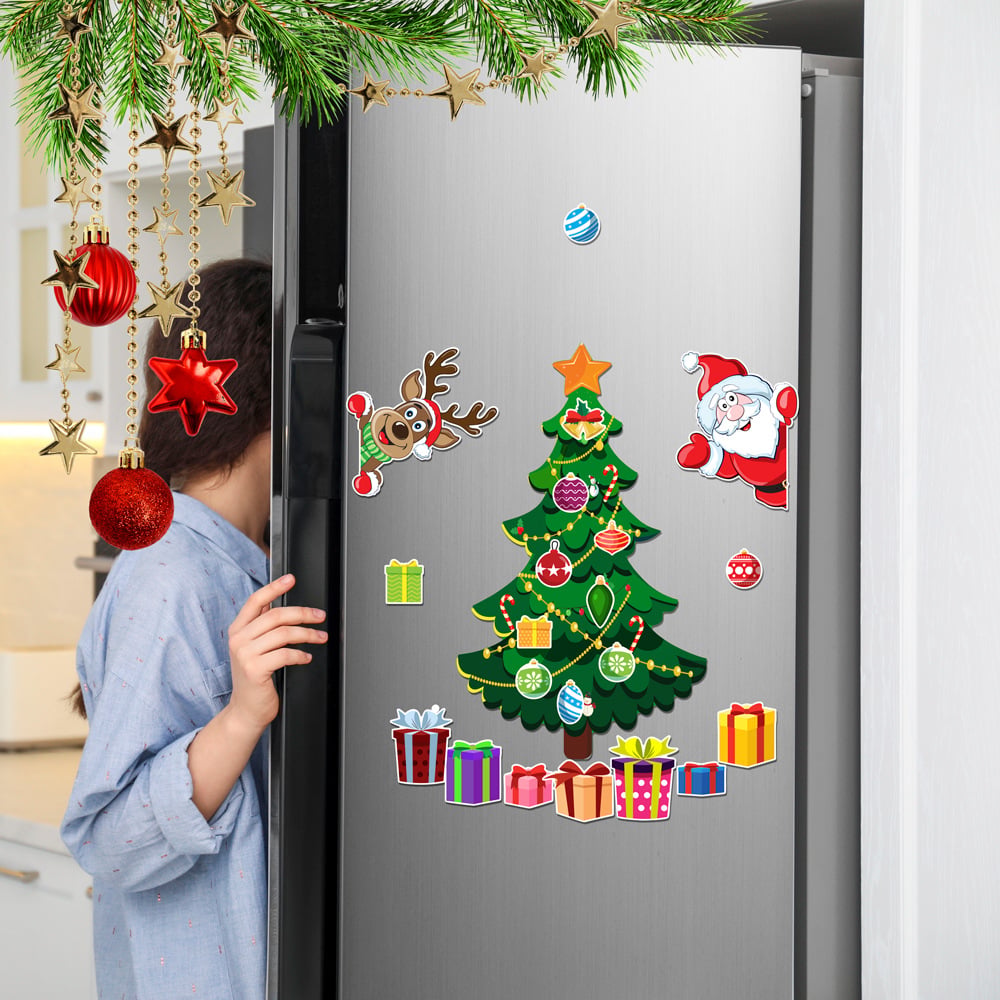 🎄✨ Christmas Themed Magnetic Stickers