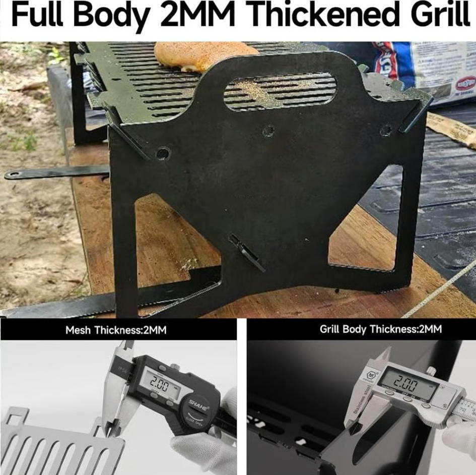 TrailFire™ Slot Grill – Compact, Durable & Easy to Clean