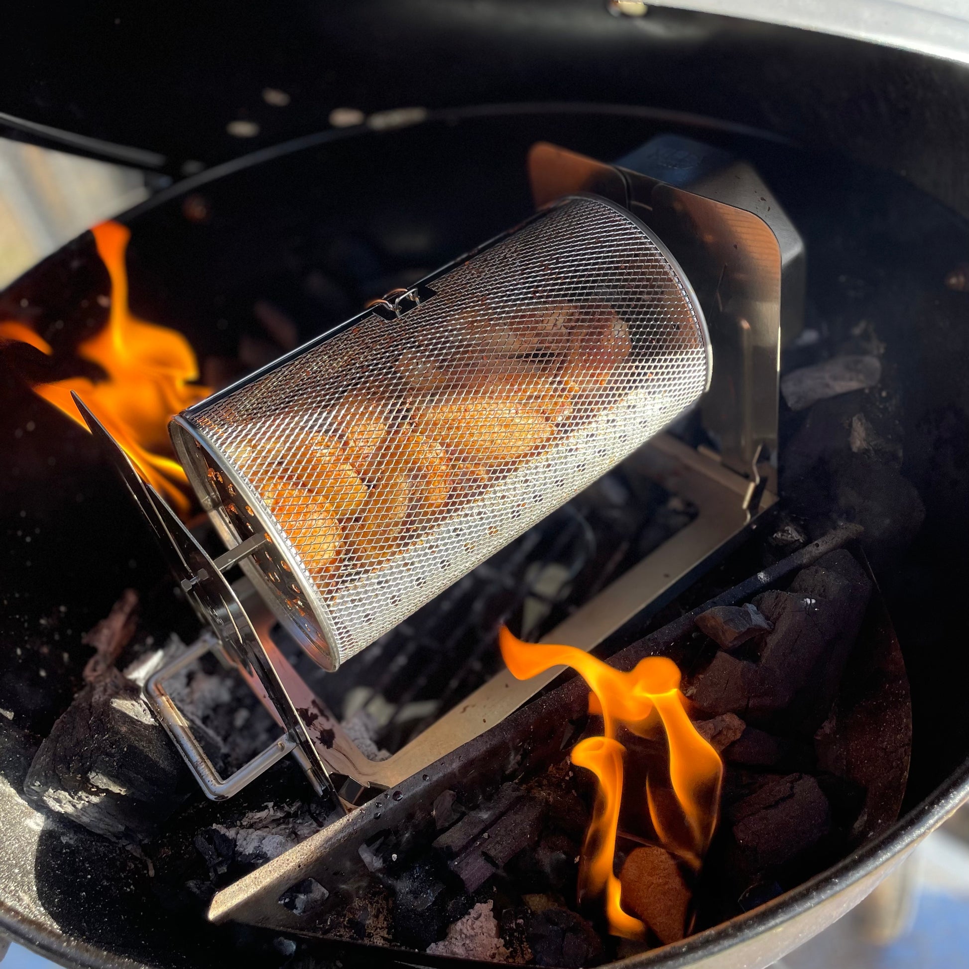 SpinRoast™ Rotating Grill – 360° Even Cooking & Stainless Steel