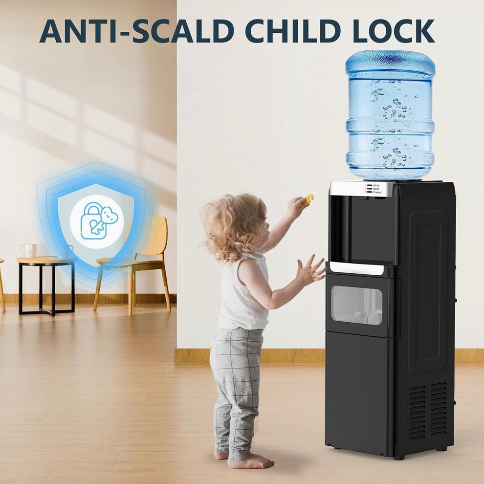 ❄️ All-in-One Hot/Cold Water Dispenser + Ice Maker