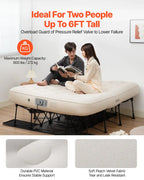 Portable Folding Air Mattress with Frame