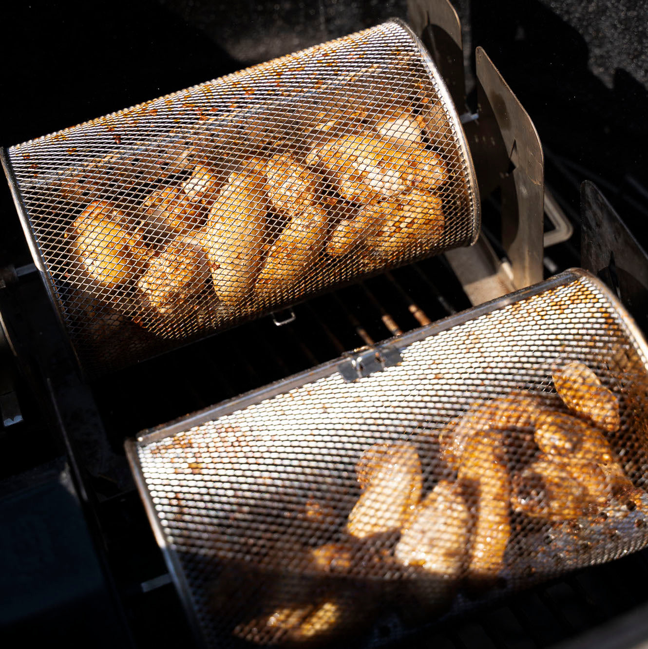 SpinRoast™ Rotating Grill – 360° Even Cooking & Stainless Steel