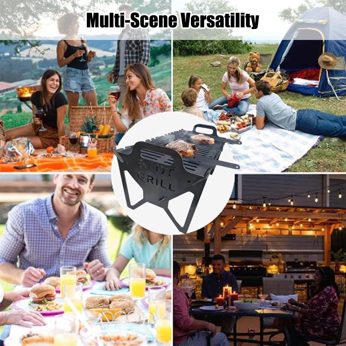 TrailFire™ Slot Grill – Compact, Durable & Easy to Clean