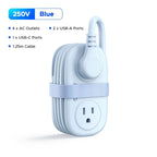 🔌 7-in-1 Power Strip – Compact Travel Charging Solution