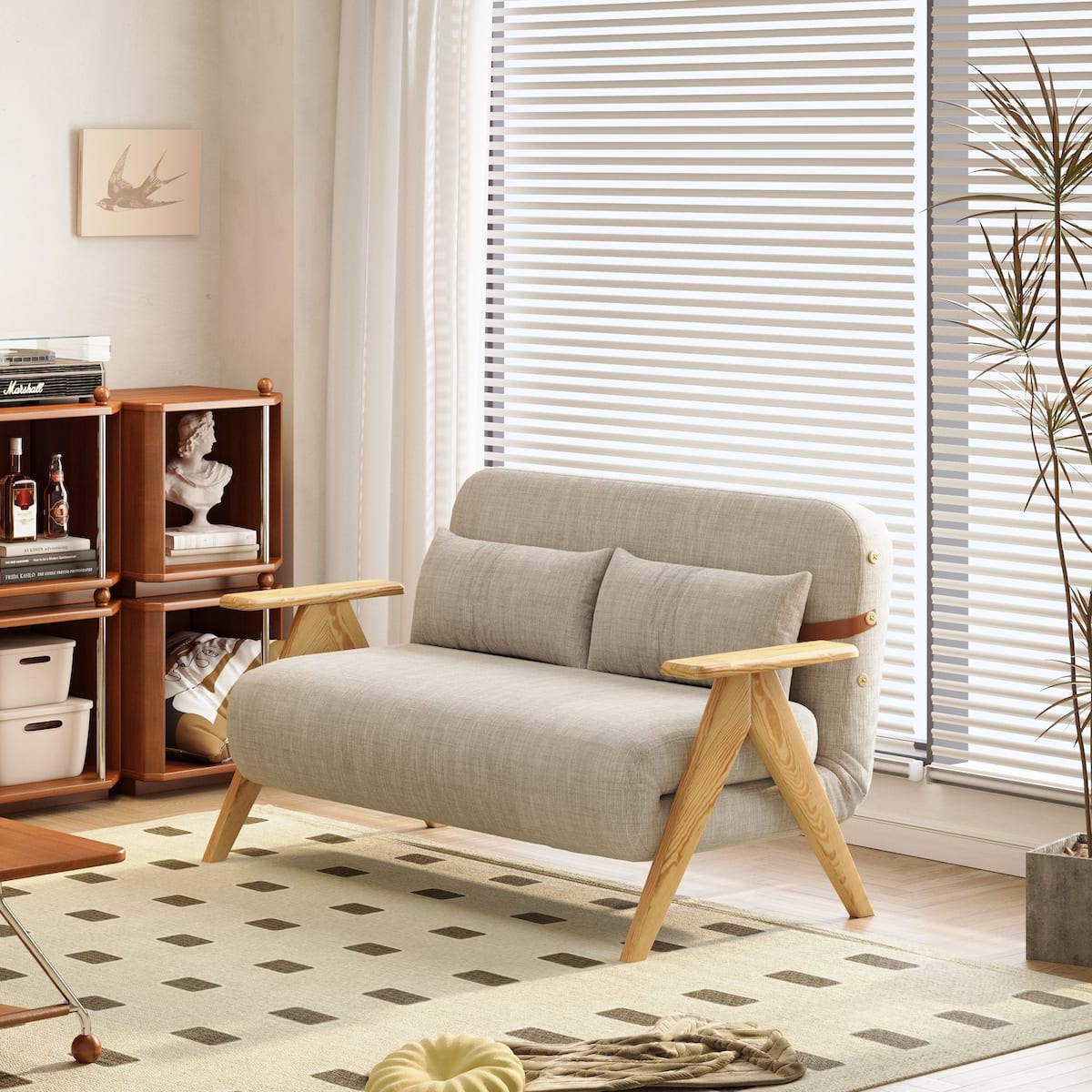 Space-saving Folding Nordic Sofa Bed