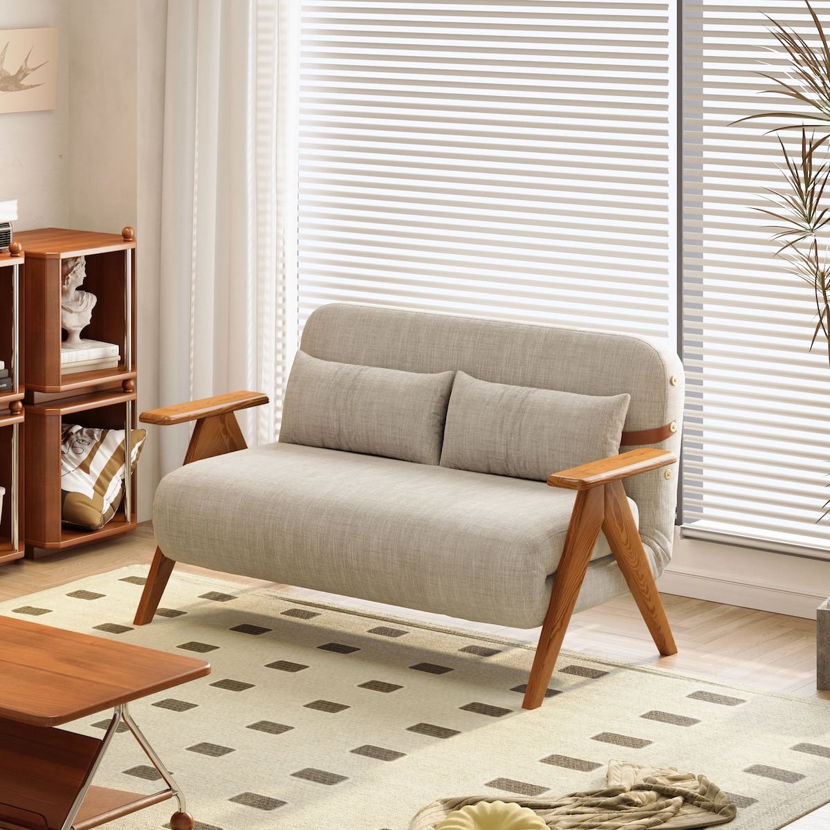 Space-saving Folding Nordic Sofa Bed