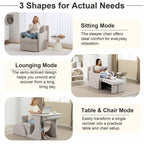 3-in-1 Convertible Sleeper Chair Sofa Bed – Adjustable Armchair with Pull-Out Bed