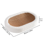ScratchLounge - Luxurious Plush Cat Bed with Scratchable Surface