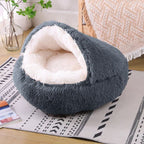 Calming Plush Dog Bed