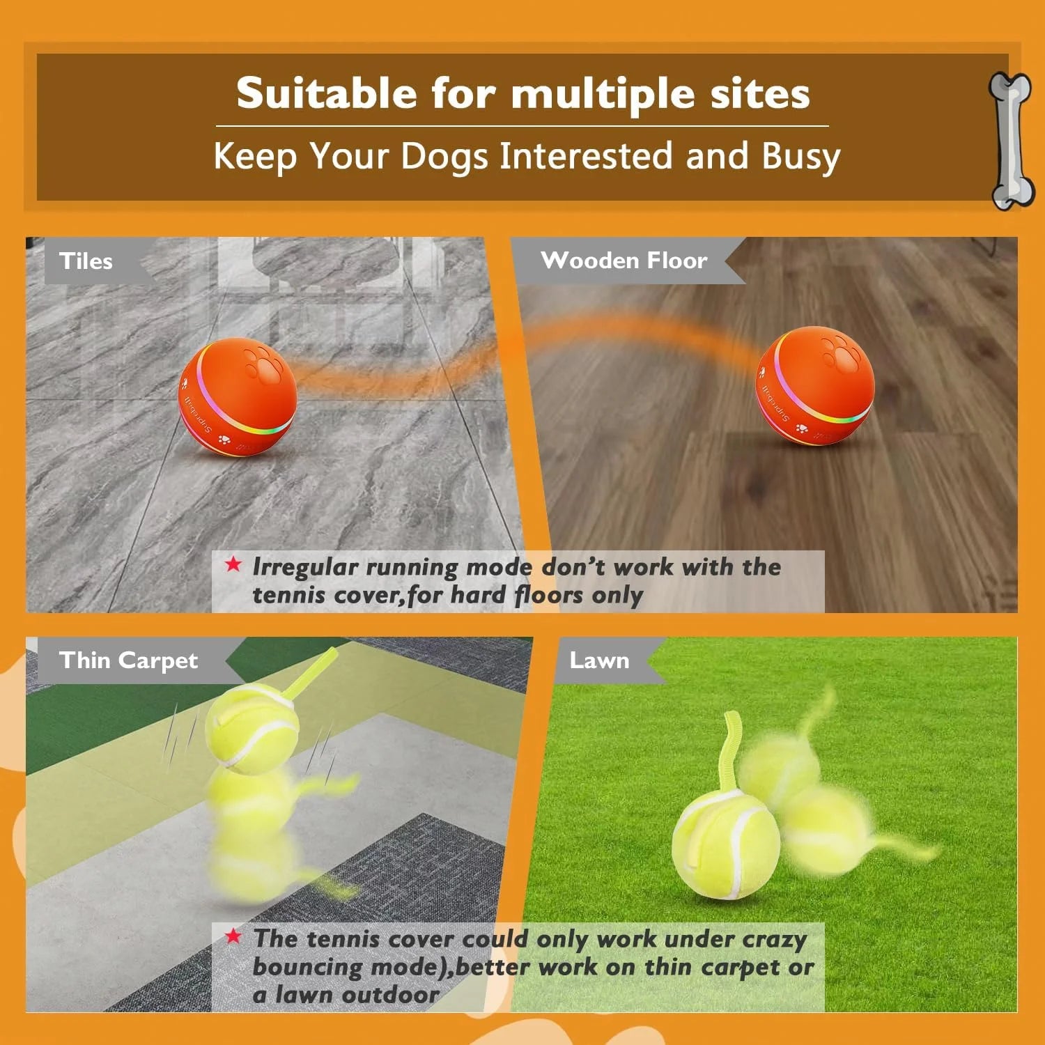 Viral DuraSpin™ Dog Ball
