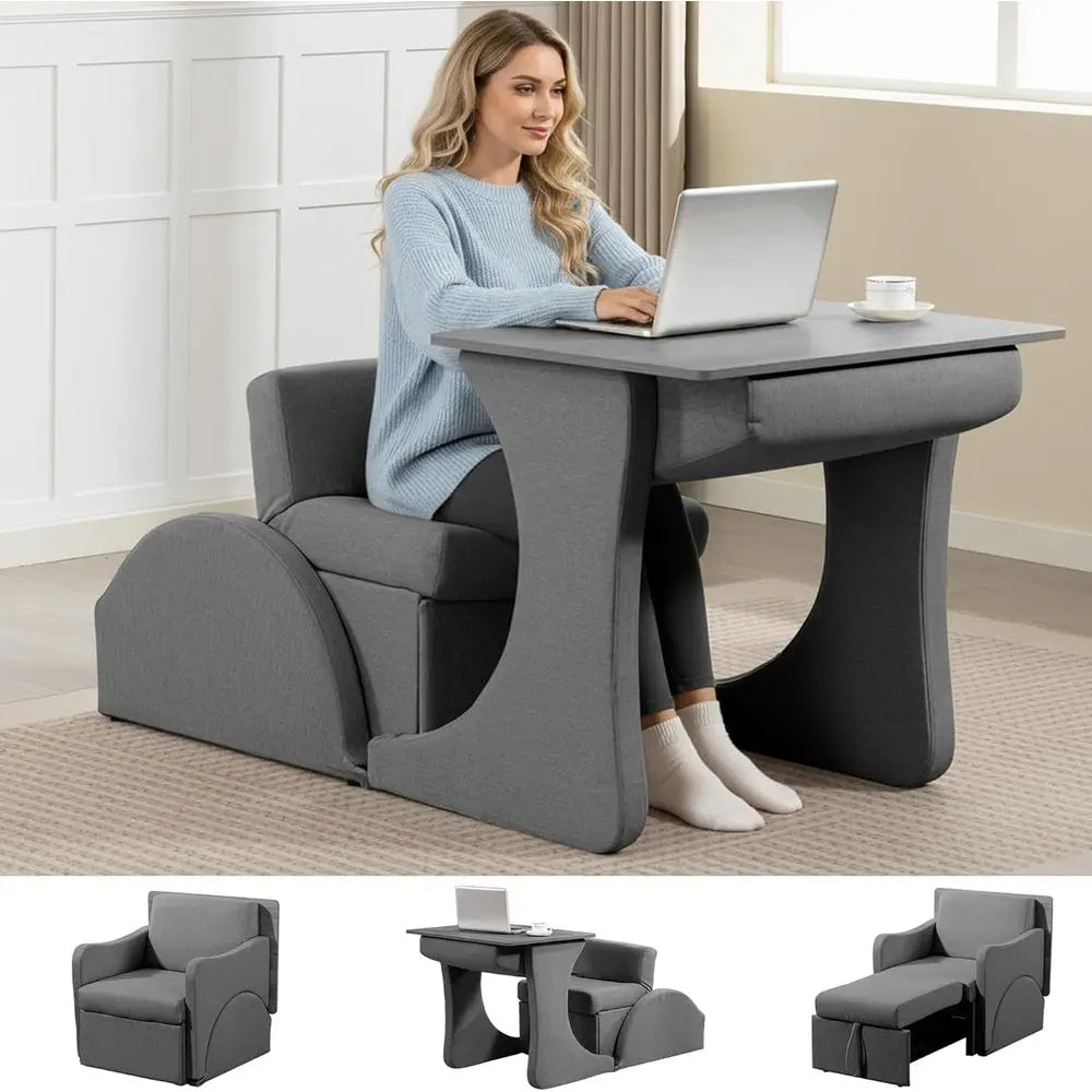 3-in-1 Convertible Sleeper Chair Sofa Bed – Adjustable Armchair with Pull-Out Bed