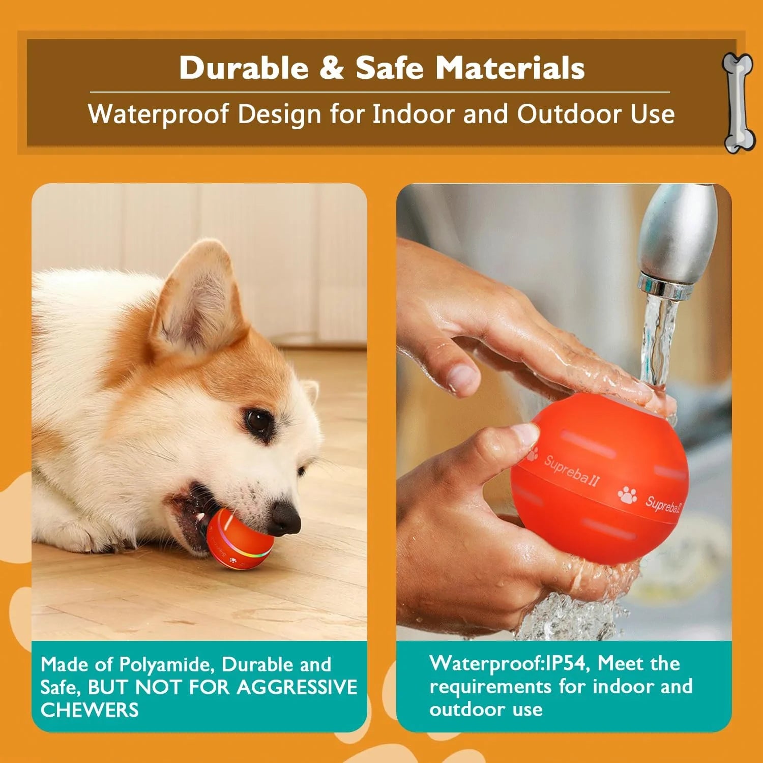 Viral DuraSpin™ Dog Ball