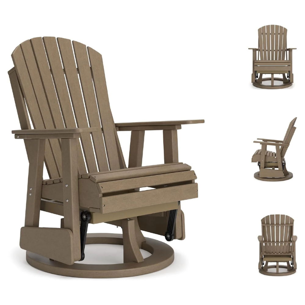 ZenGlide Modern Outdoor Swivel Glider Chair