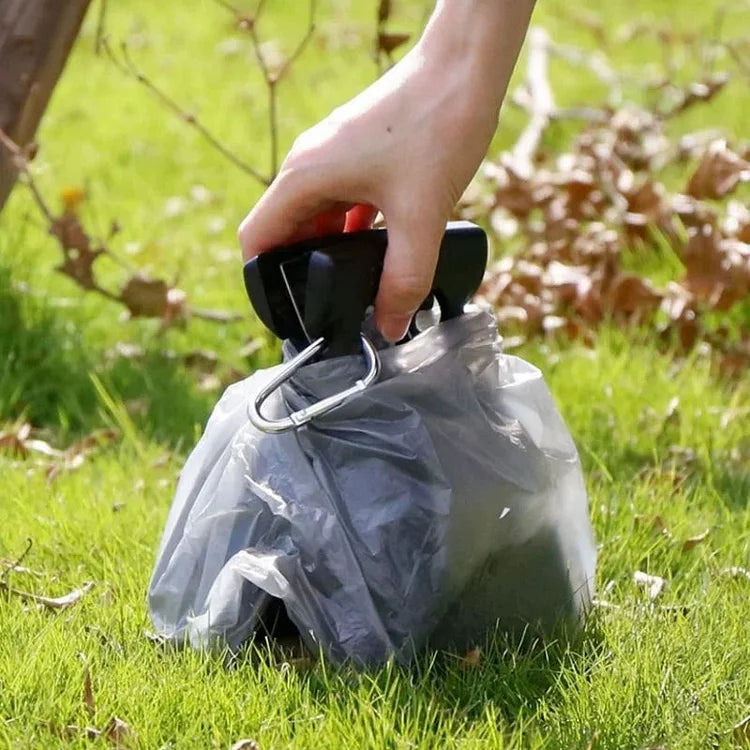 Portable Dog Poop Scooper with Waste Bag Dispenser