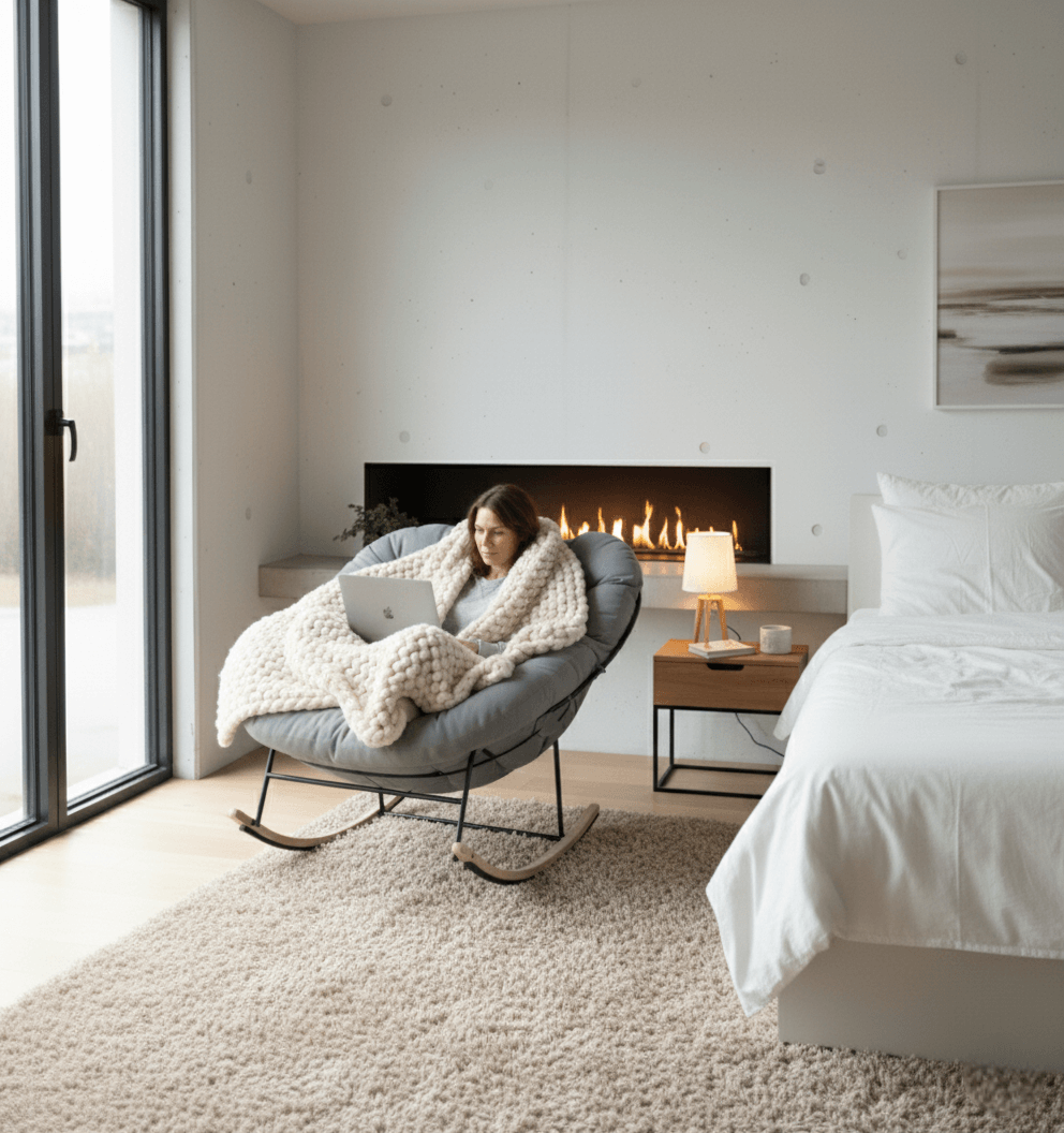 Lumen Bouncy Oversized Rocking Chair