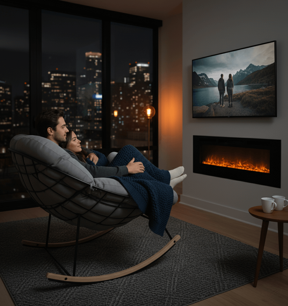 Lumen Bouncy Oversized Rocking Chair