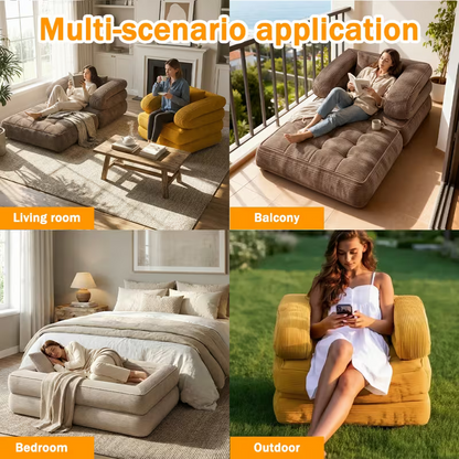 ZenFold™ Convertible Sofa Bed – Space-Saving Chair & Sleeper