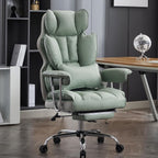 ✨ Executive Office Chair with Leg Rest and Lumbar Support
