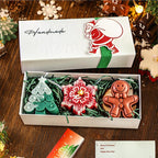 🕯️Cute Festive Scented Candles | Handmade Christmas Gift Set - Aromatherapy & Perfect Holiday Decor