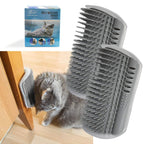 Double - layer Solid Wood Cat Hammock Bed with Rush Mat