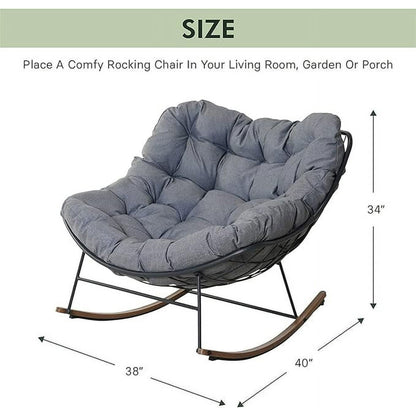 🔥Warehouse Clearance ✨ Relaxing in the Royal Rocking Chair