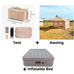 Waterproof Light Weight Oxford Cloth Automatic Inflatable Tent With Camping Equipment