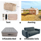 Waterproof Light Weight Oxford Cloth Automatic Inflatable Tent With Camping Equipment