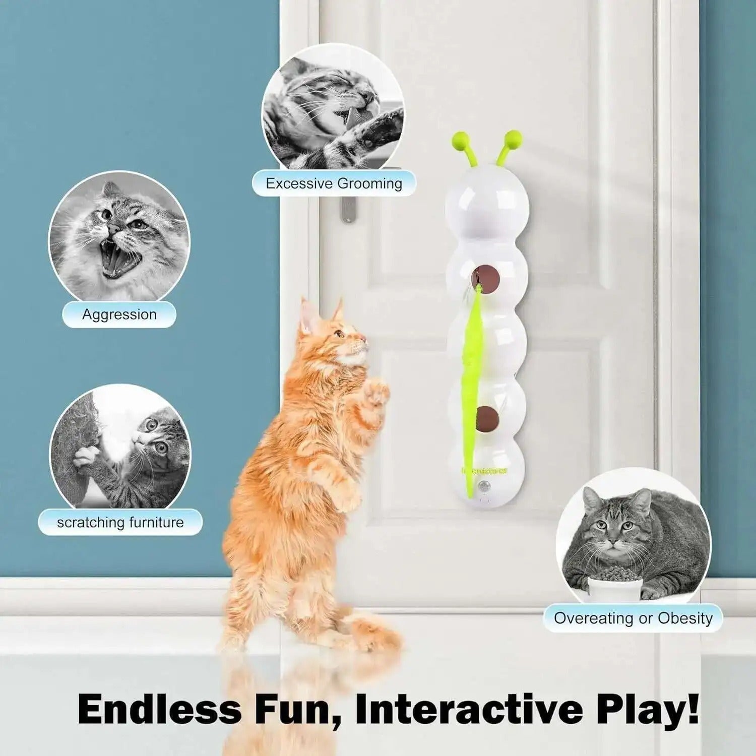 WhiskerGizmo™ Stimulates Hunting Instinct